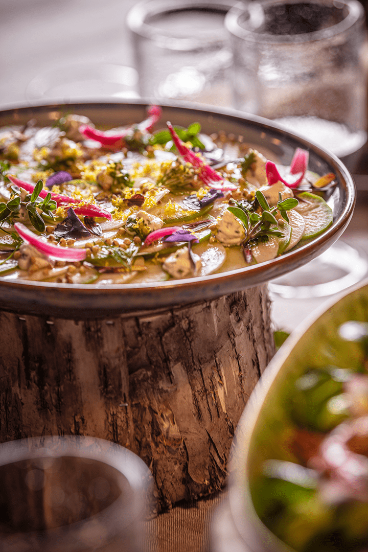 Ferme de la Haillebaude Carpaccio Spring Plate