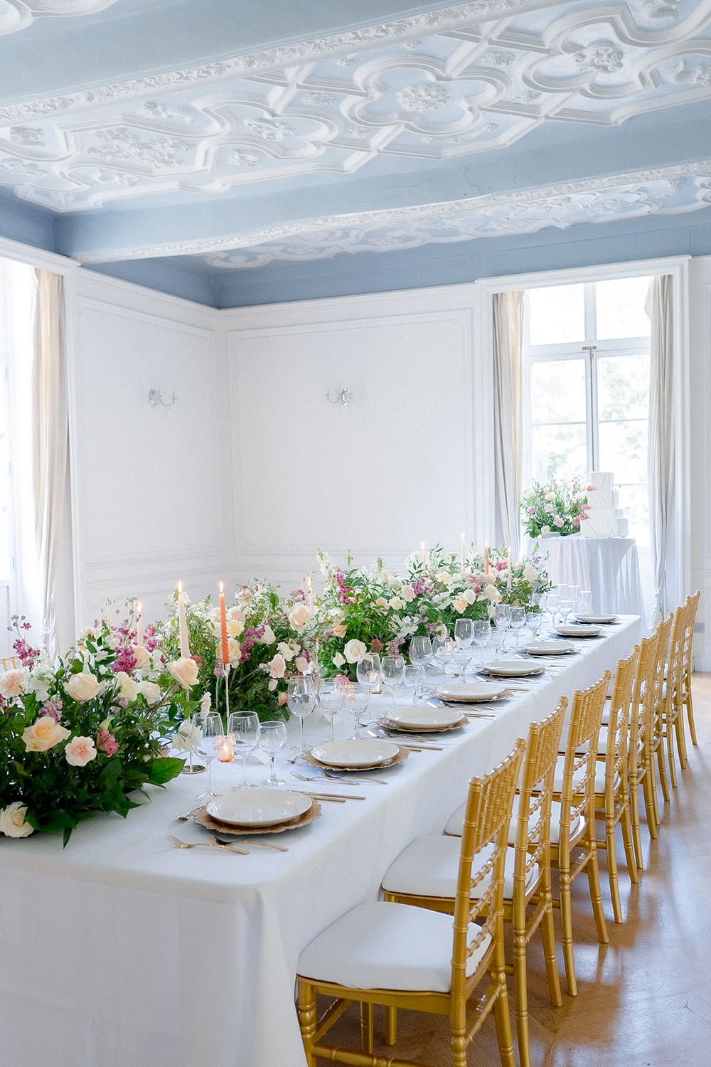 Château de Rivieren Brussels Wedding dinnerjpg